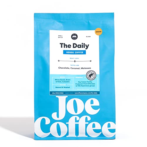 NYC Roaster), The Daily Ground Specialty Coffee, 12 oz Bag, Rainforest Alliance Certified, Kosher, Climate Friendly (12 Ounce)