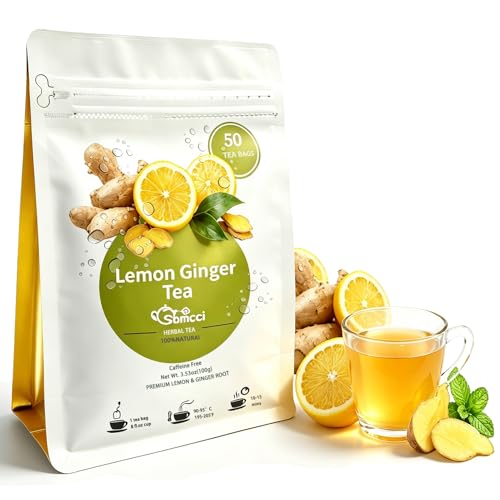 Lemon Ginger Tea Bags (50 Count)