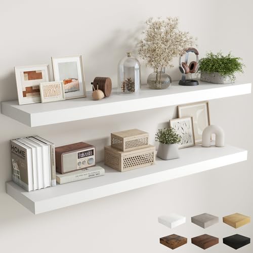 12 Inch Deep Floating Shelves (2 Count)