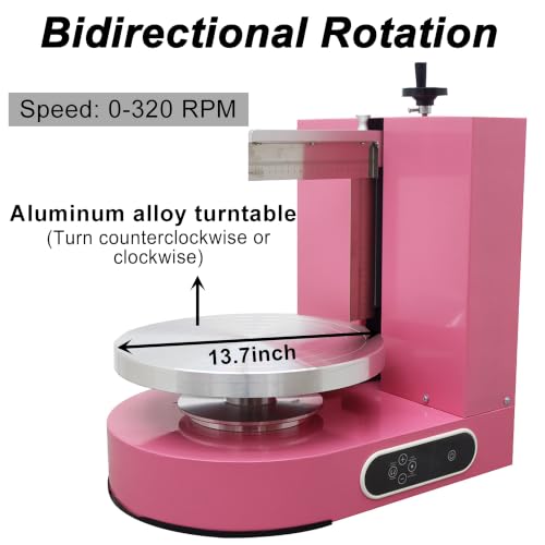 Electric Cake Frosting & Smoothing Machine Stainless Steel 110V