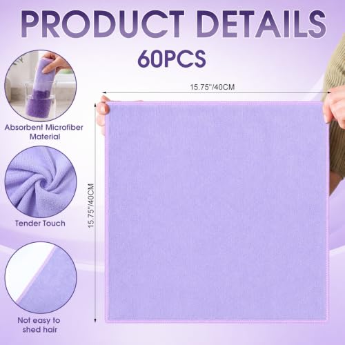 Car Microfiber Clean Cloths (60 Count)