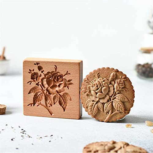 Wooden Cookie Biscuit Mold