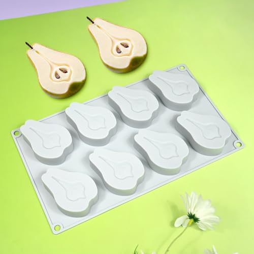 Pear Shape Silicone Mold 3D Cake Moulds Mousse For Ice Creams Chocolate Pastry Bakeware Dessert Art Pan Cake Mold