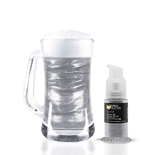 Brew Glitter Edible Drink Glitter Pump 1x 25g for Cocktails
