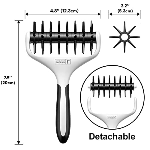 Pizza Dough Docker Pastry Roller with Spikes