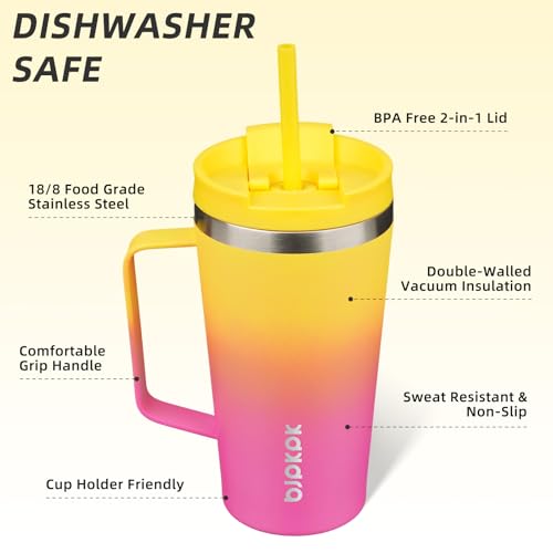 18oz Insulated Tumbler with Handle