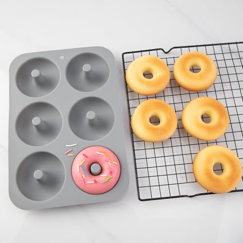 Non Stick Silicone Donut Pan Set of 3 (3.5 Count)