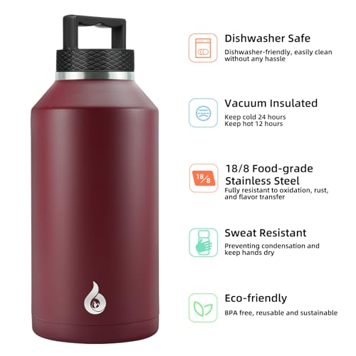 64oz Insulated Water Bottle