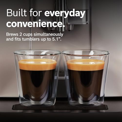 300 Series Fully Auto Espresso Machine with Grinder and Steam Wand