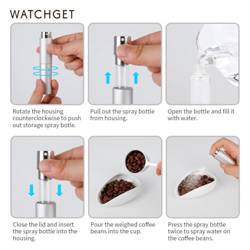 Coffee Bean Dosing Cup & RDT Spray Bottle Kit
