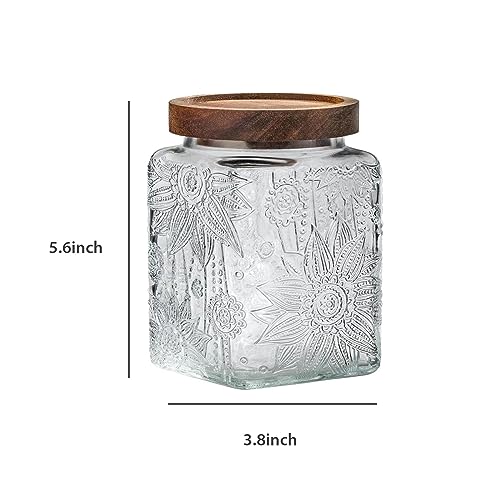 Vintage Glass Airtight Storage Jar