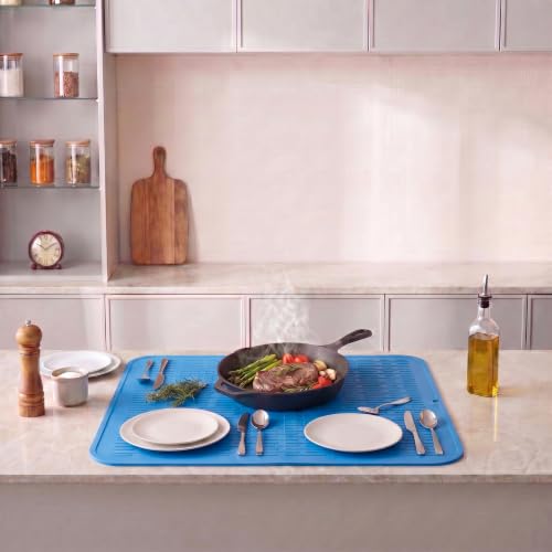 Silicone Dish Drying Mat for Multiple Usage