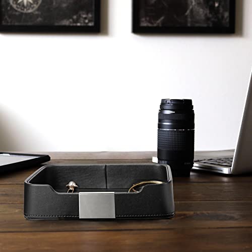Leather Tray Organizer