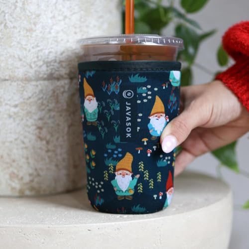JavaSok Iced Coffee & Cold Soda Insulated Neoprene Cup Sleeve