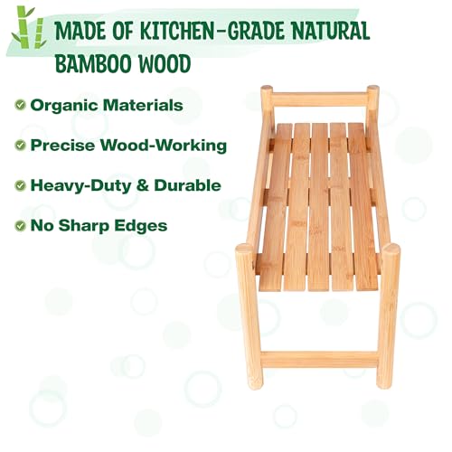 Bamboo Water Dispenser Stand