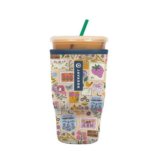 JavaSok Iced Coffee & Cold Soda Insulated Neoprene Cup Sleeve
