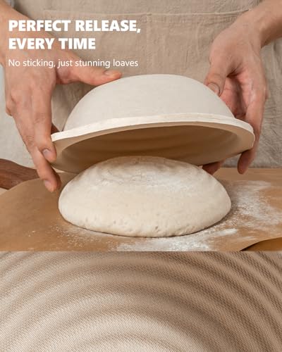 Wood Pulp Banneton Bread Proofing Baskets Set of 2