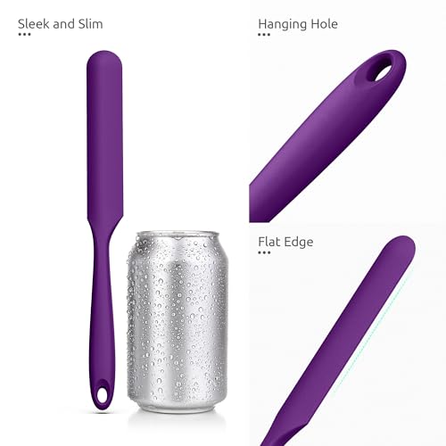 Skinny Silicone Jar Spatula Scraper