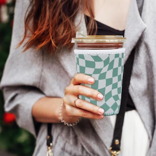 Reusable Insulated Neoprene Iced Coffee Cup Sleeve (3 Count)