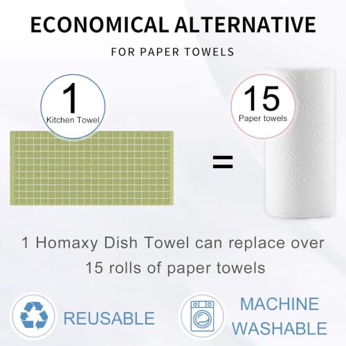 100% Cotton Terry Kitchen Towels (4 Count)