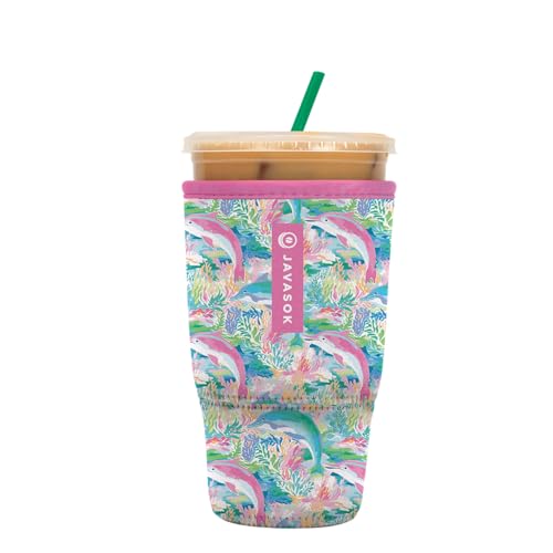 JavaSok Iced Coffee & Cold Soda Insulated Neoprene Cup Sleeve