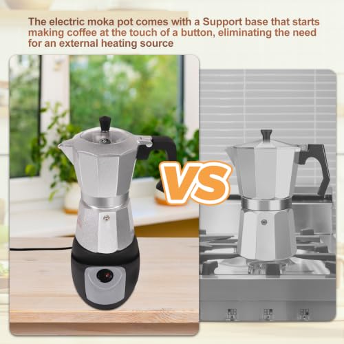 Electric Aluminum Moka Pot 3