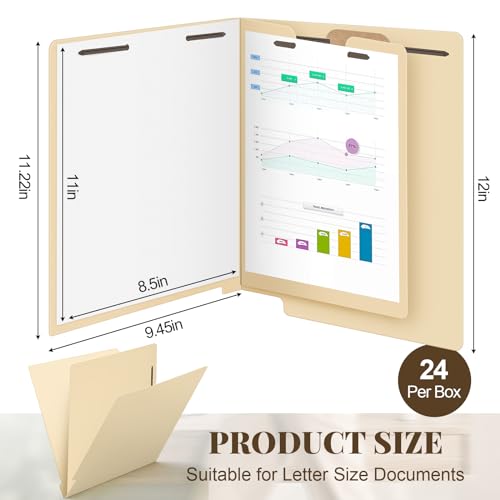 24 Pack Classification Folders