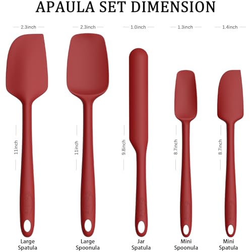 Silicone Spatula Set of 5