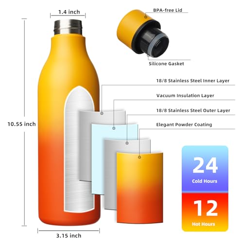 25oz Insulated Water Bottle