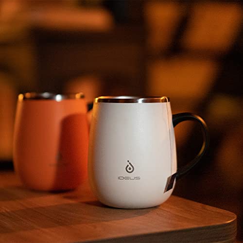 16 oz Insulated Coffee Mug with Handle and Lid