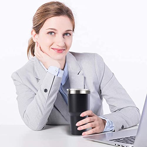 30oz Stainless Steel Travel Mug with Lid (8 Count)