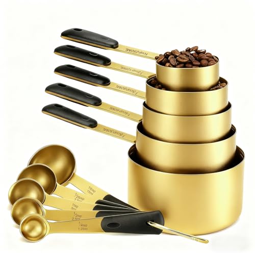 Measuring Cups and Spoons Set (10 Count)