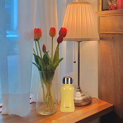 Mini Insulated Water Bottle With Bamboo Lid