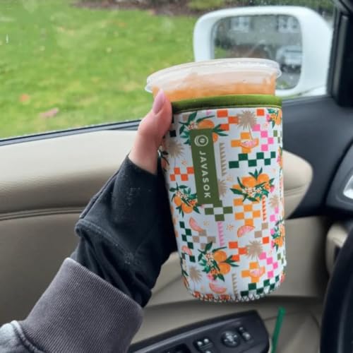 JavaSok Iced Coffee & Cold Soda Insulated Neoprene Cup Sleeve