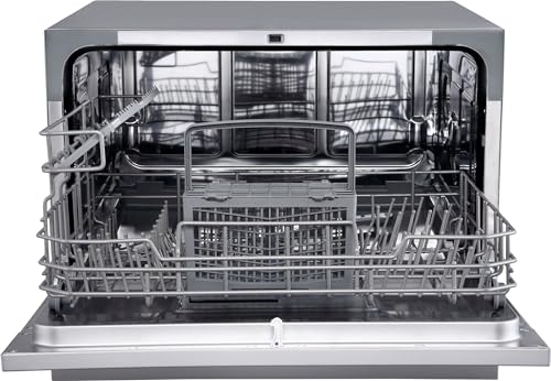DWP63 21-5/8 Inch Wide 6 Place Setting Countertop Dishwasher - Black