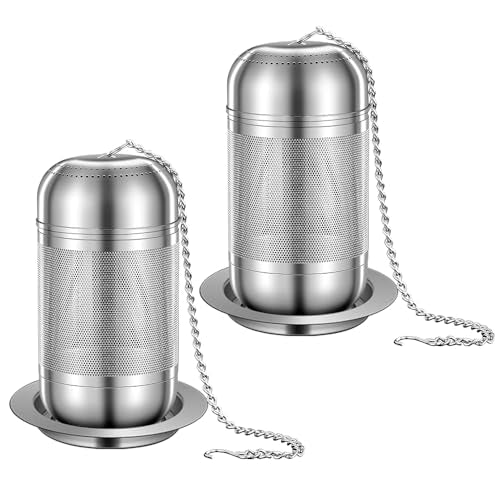 2 Pack 316 Stainless Steel Tea Infuser for Loose Tea (2 Count)