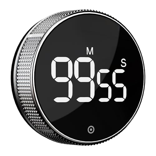 BlueSnail Kitchen Timer with LED Digital Display Smart Efficana for Home Classroom Gym Office