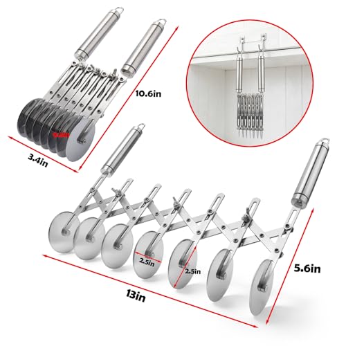 7 Wheel Pastry Cutter with Handle