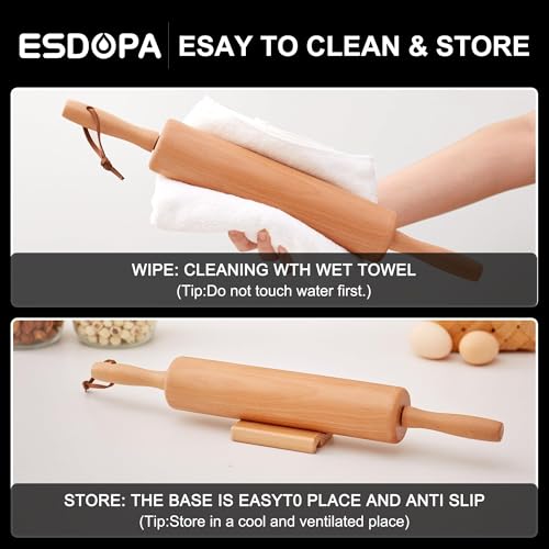 Classic Wood Rolling Pin