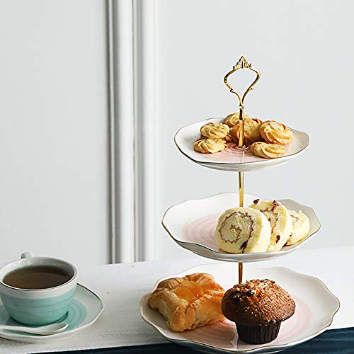 Sweejar 3 Tier Ceramic Cake Stand