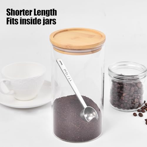 Metal 4.3in Long Handle Coffee Scoop for Ground Coffee