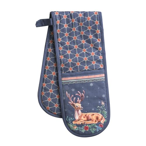 Double Oven Mitts 100% Cotton Double Oven Glove