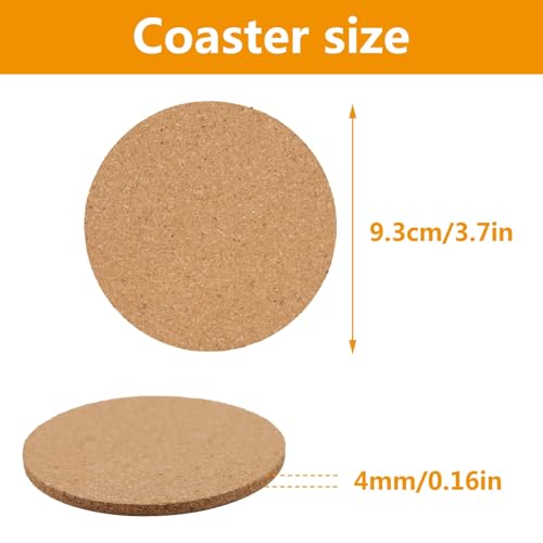 50 pcs Cork Coasters for Drinks (50 Count)