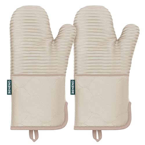 Heat Resistant 500°F Kitchen Oven Mitts 2 (2 Count)