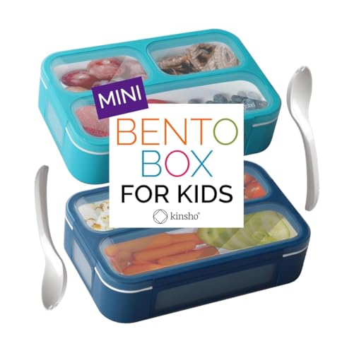 Small Snack Box Containers for Kids Toddlers (2 Count)