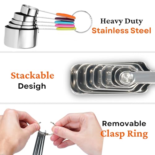 16 PCS Measuring Cups & Spoons Set