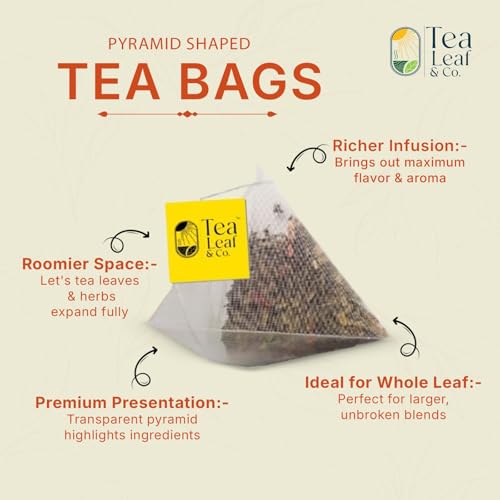 Tealeaf & Co. Lemon Ginger Green Tea with Ginger (50 Count)