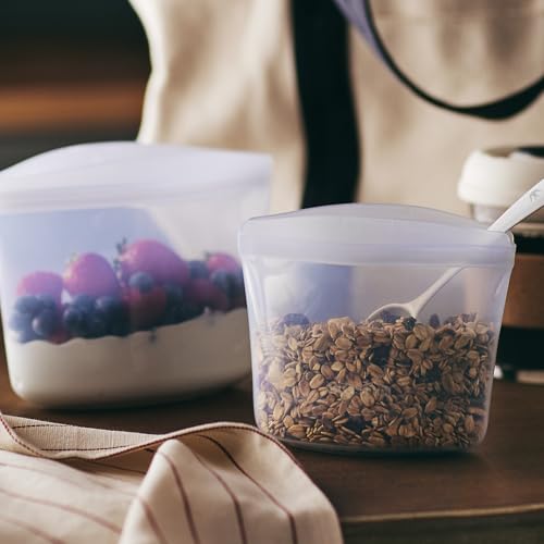 Premium Reusable Silicone Food Storage Bags (3 Count)