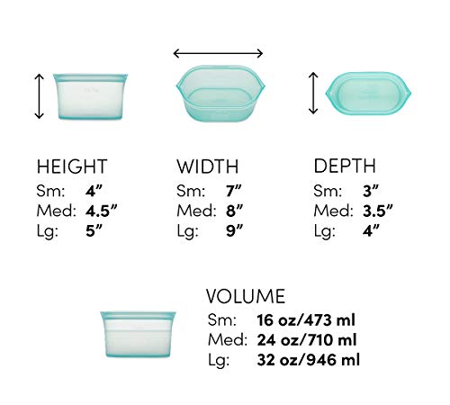 Reusable Food Storage Bags (3 Count)