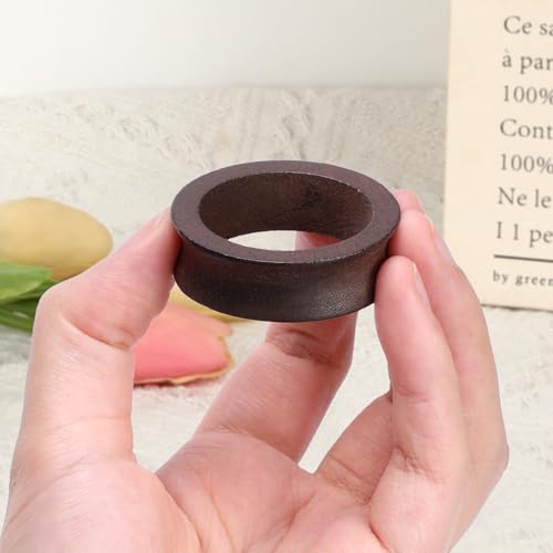 Pack of 6 Wooden Sphere Holder Display Stand for Crystal Sport Ball (6 Count)